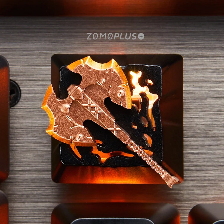 Zomo dota2 боевой ярость Artisan Keycap ЧПУ анодированный алюминий совместимый
