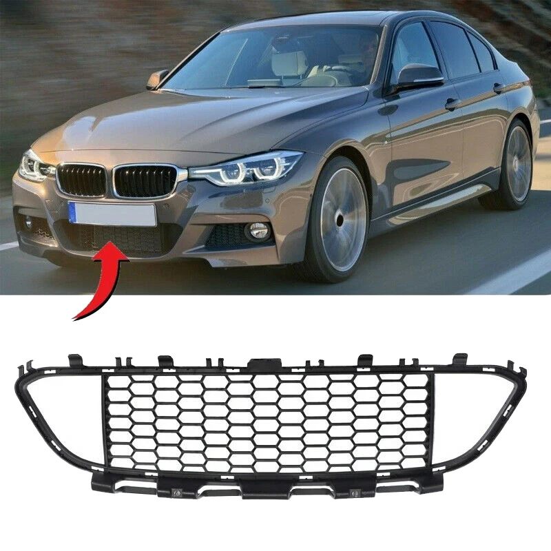 

51118068124 Car Front Bumper Lower Center Grille for-BMW 3 Series F30 F31 LCI M-Sport 2011+