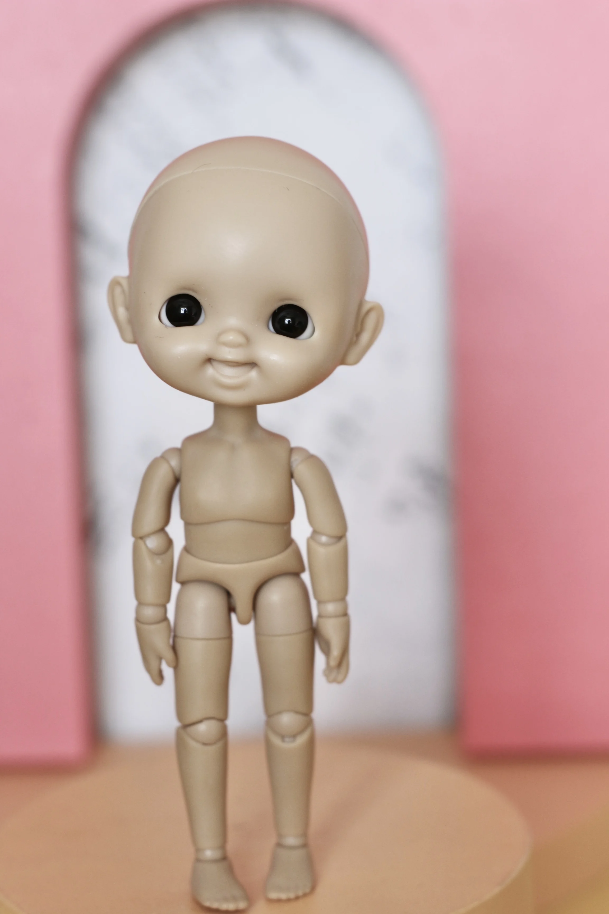 Ob11 doll Babao Xiaoxiao 1 / 12 8 BJD baby head including wig clothes shoes and body |