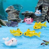 1pcs marine cute animals sharks shells resin mini scrapbook ornament hairclip embellishments accessories diy home decor