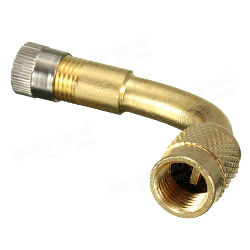 Auto Truck Motorcycle Car Angle Brass 45/90/135 Degree Air Tyre Valve Extension Adaptor Schrader Stem Wheel Tires Parts | Спорт и
