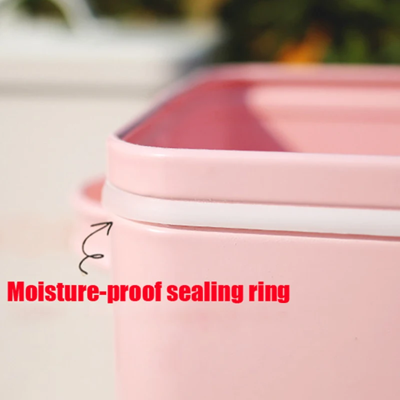 Розовые бочки для хранения еды домашних животных материал железного листа 4 5 л