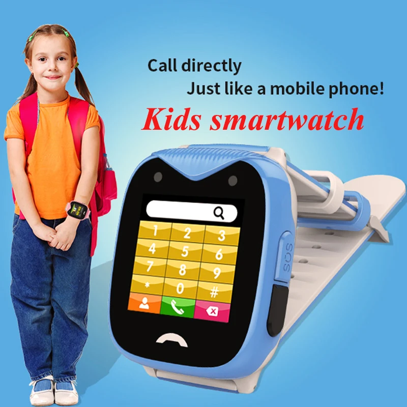 Детские Смарт часы IP68 Водонепроницаемые GPS SOS телефон WIFI позиционирование