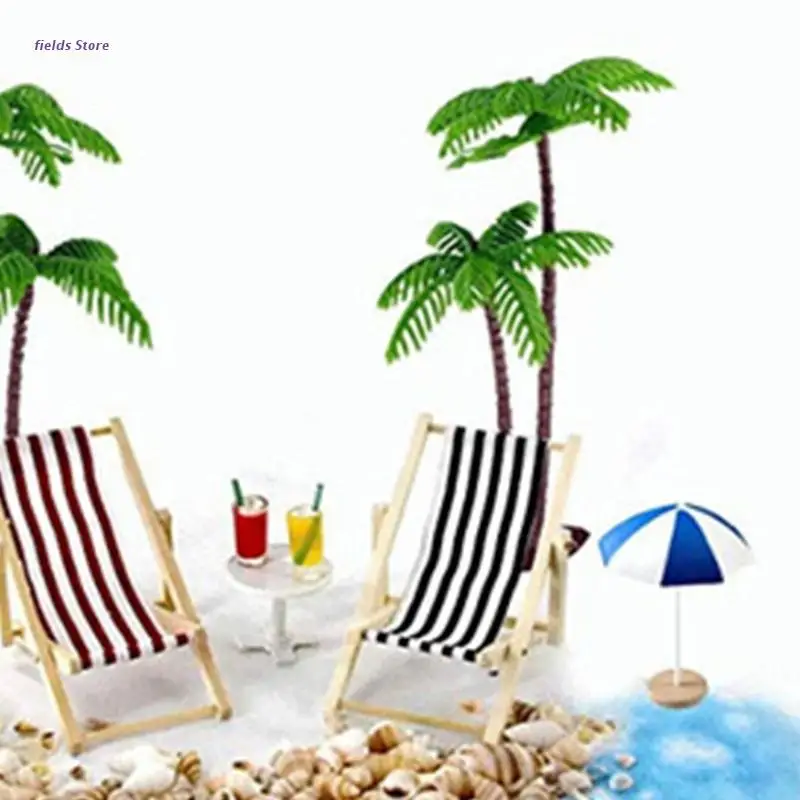 

18Pieces Role-Play Toy Micro Landscape Beach Decoration Desktop Displays