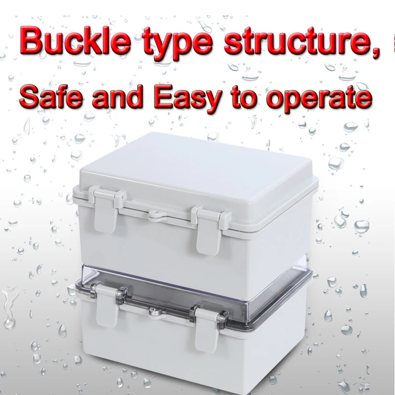 Водонепроницаемый корпус для проекта питания с пряжкой ABS пластиковый