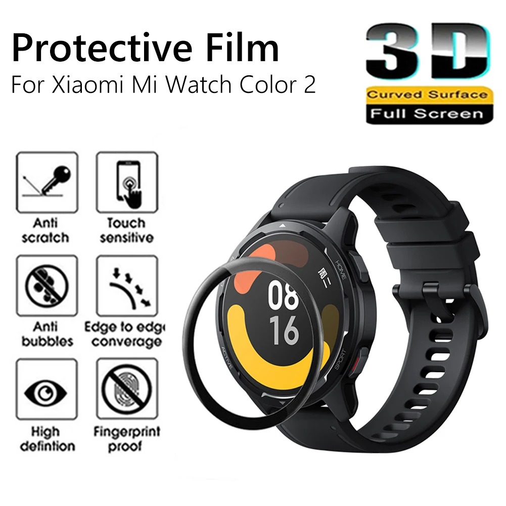 

2/5 шт., защитная 3d-пленка для часов Xiaomi Mi Watch Color 2
