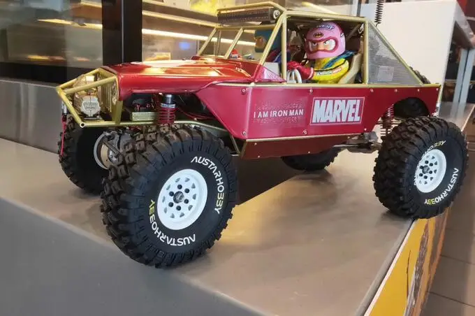 Тела Наборы металлическая рулонная клетка крышка двигателя 1/10 Масштаб RC Рок Cralwer