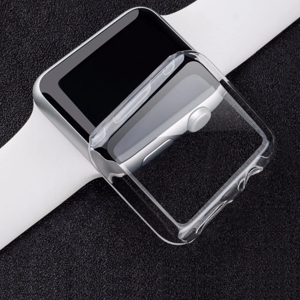 

PC Cover for Apple Watch case 44mm 40mm 42mm 38mm iWatch Accessories Hard bumper screen protector Apple watch series 6 5 4 3 SE