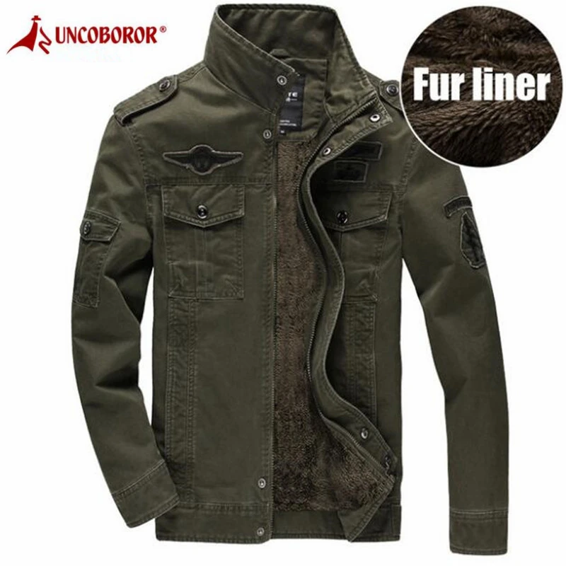 Осень зима Военная армейская куртка мужская размера плюс 6XL верхняя одежда для
