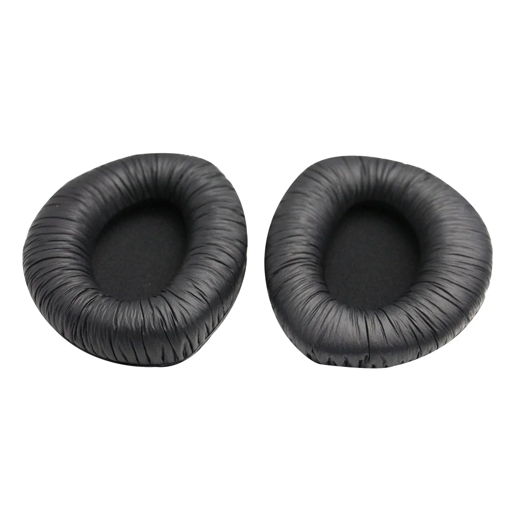 2 шт из искусственной кожи Губка Подушка амбушюры мягкие наушники защитная пена