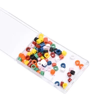 100pcs dental code rings multi color universal recognition soft silicone rings dental instrument autoclavable orthodontic rings