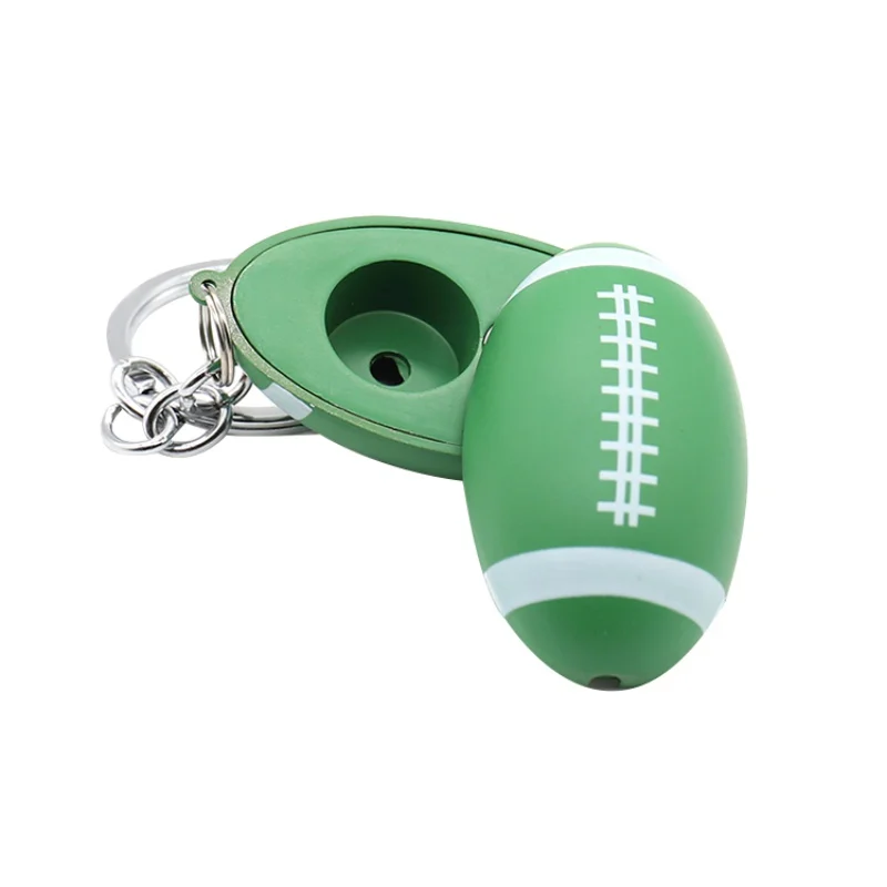 

Fashionable elegant Creative Smoking Pipe Football Shaped Keychain Smoke Cigarette Tobacco Cigar Collecting Smoking Parts