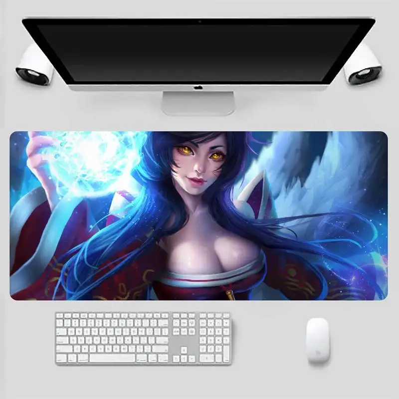 

LOL SEXY GIRL Beautiful Anime Mouse Mat Desk Table Protect Game Office Work Mouse Mat pad X XL Non-slip Laptop Cushion