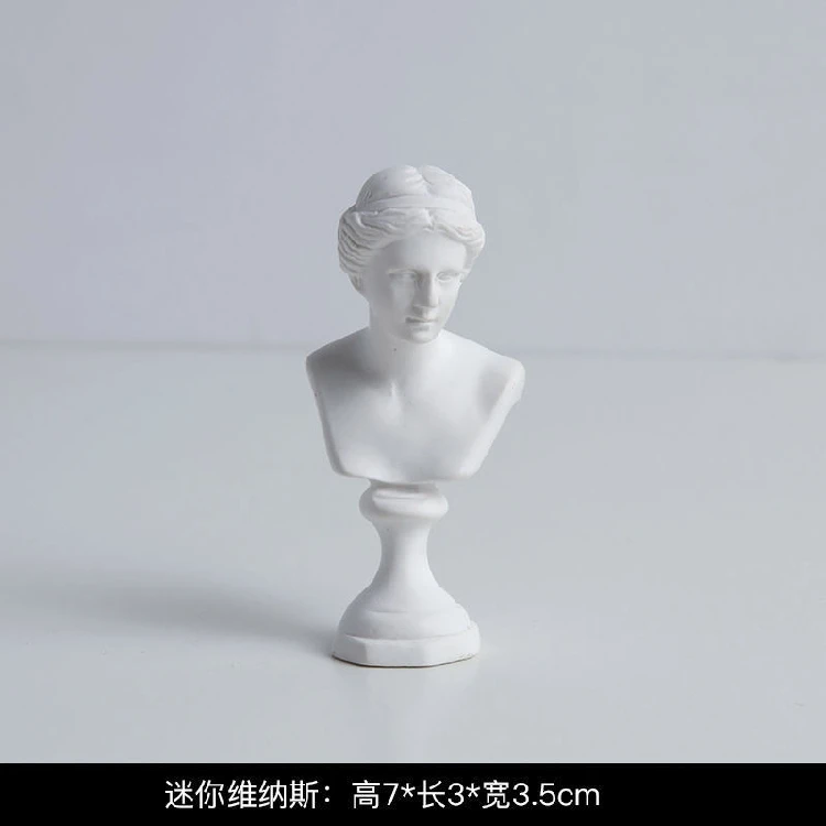 

David Venus Athena Small resin sculpture plaster statue home living room decoration For fans