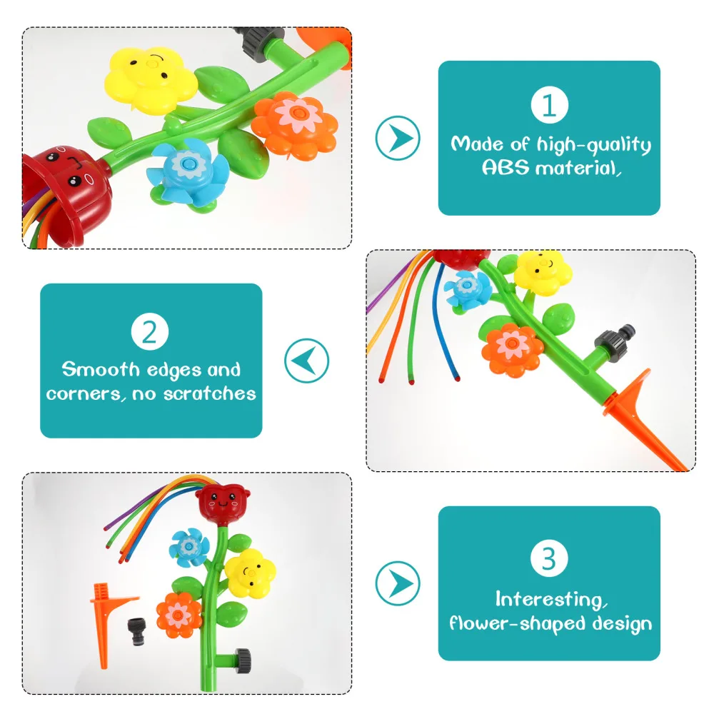 

1pc Flower Shaped Baby Water Spray Bathing Playthings Bathroom Sprinkler