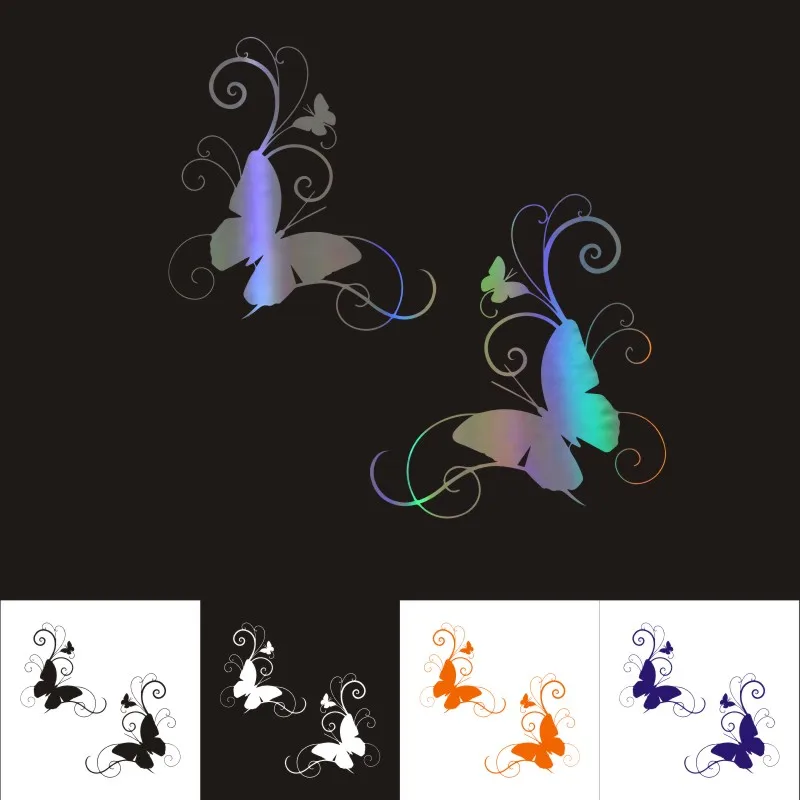 Виниловая наклейка и в виде бабочки 18 х20 см | Автомобили мотоциклы