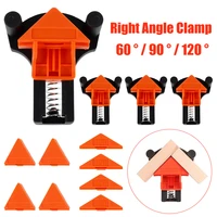 workbro replaceable head woodworking clamps carpentry fixture picture frame clip tools with 60 90 120 degrees clamp head