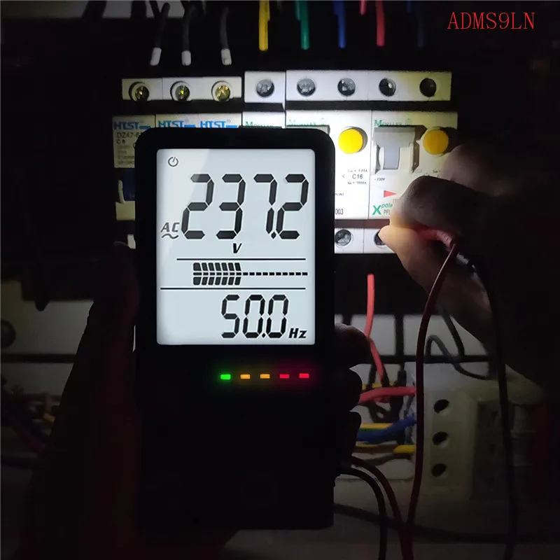 Цифровой мультиметр BSIDE ADMS9CLN ADMS9LN 3 5 дюйма 3-линейный ЖК-дисплей вольтметр