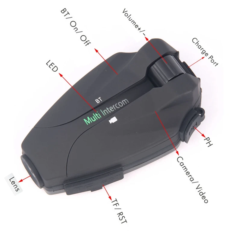 Новый мотоциклетный шлем Bluetooth гарнитура для домофона автомобильная