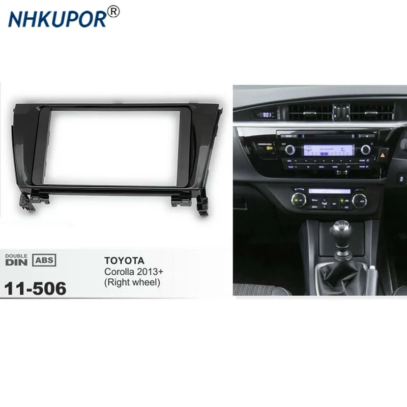 11 506 Автомобильная панель Fascia Для TOYOTA Corolla 2013 + (правое колесо) стерео приборная Facia