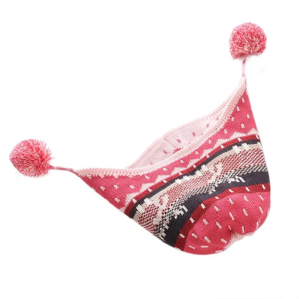 Милая теплая шапка с рисунком оленя для мальчиков и девочек Сезон осень зима