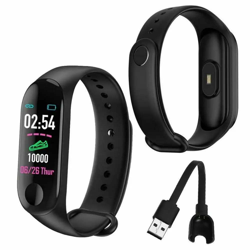 Популярный смарт браслет M3 водонепроницаемый трекер здоровья монитор
