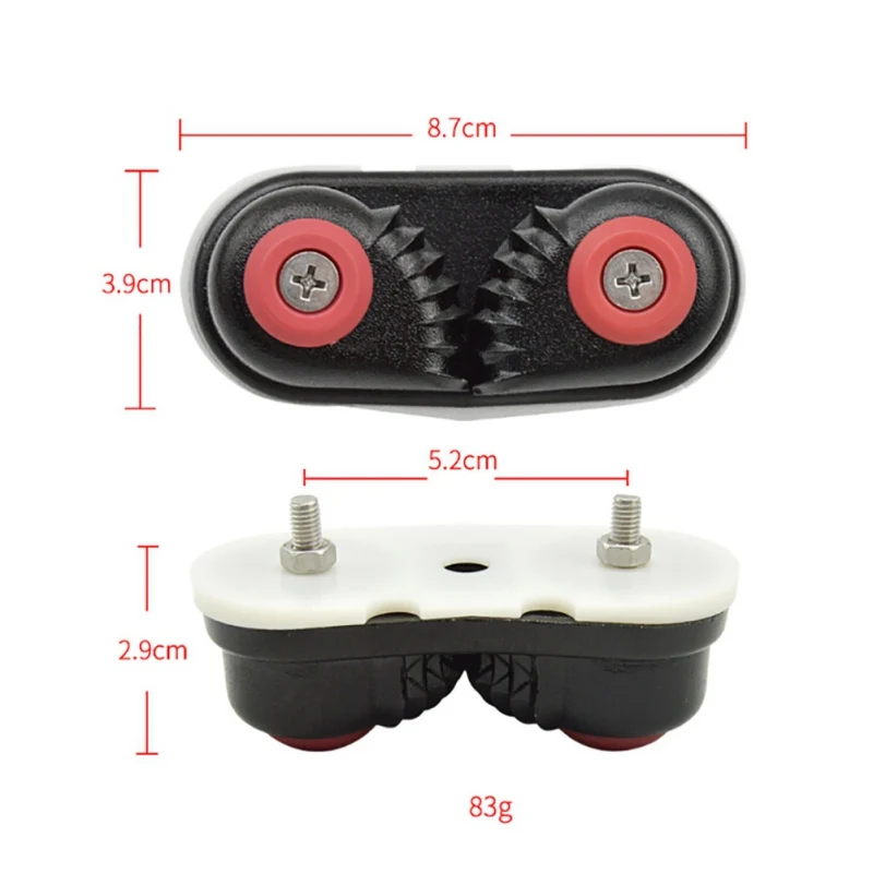 

1PC Anodized Aluminium Cam Cleat Boat Marine Cam Cleats Matic Fairlead Sailing Sailboat Kayak Canoe Dinghy Accessories