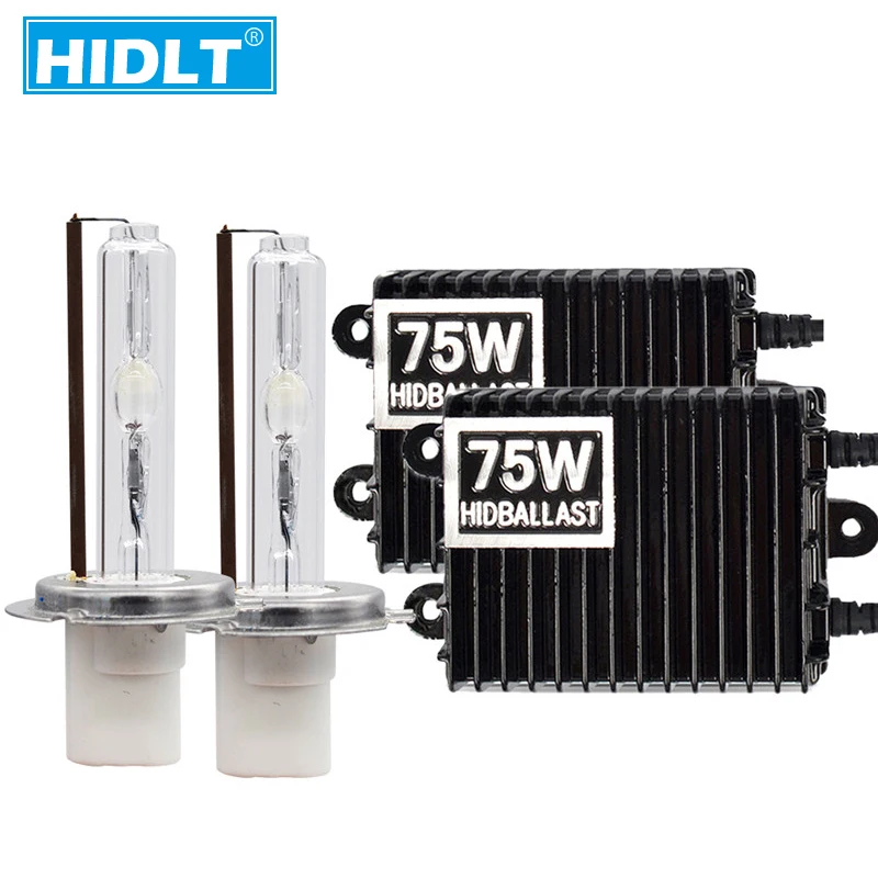 HIDLT 75 Вт H1 комплект для переоборудования ксенона HID 4300K 8000K D2H H3 H7 H11 HB3 HB4