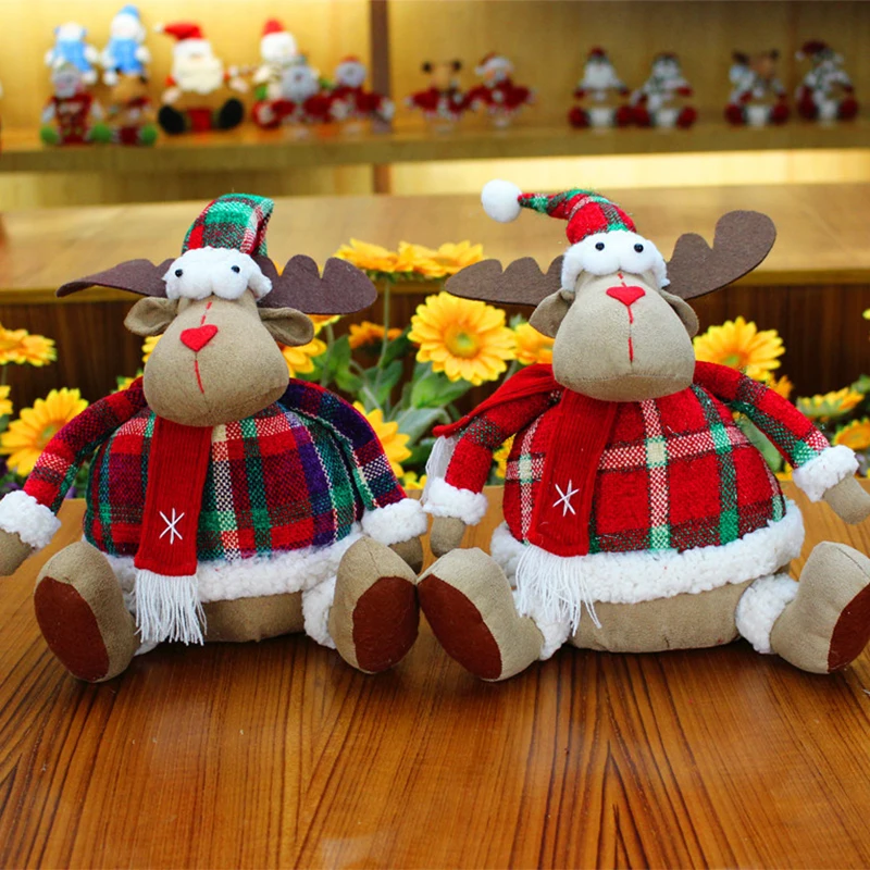 Рождественские украшения одна пара рождественских оленей большой размер