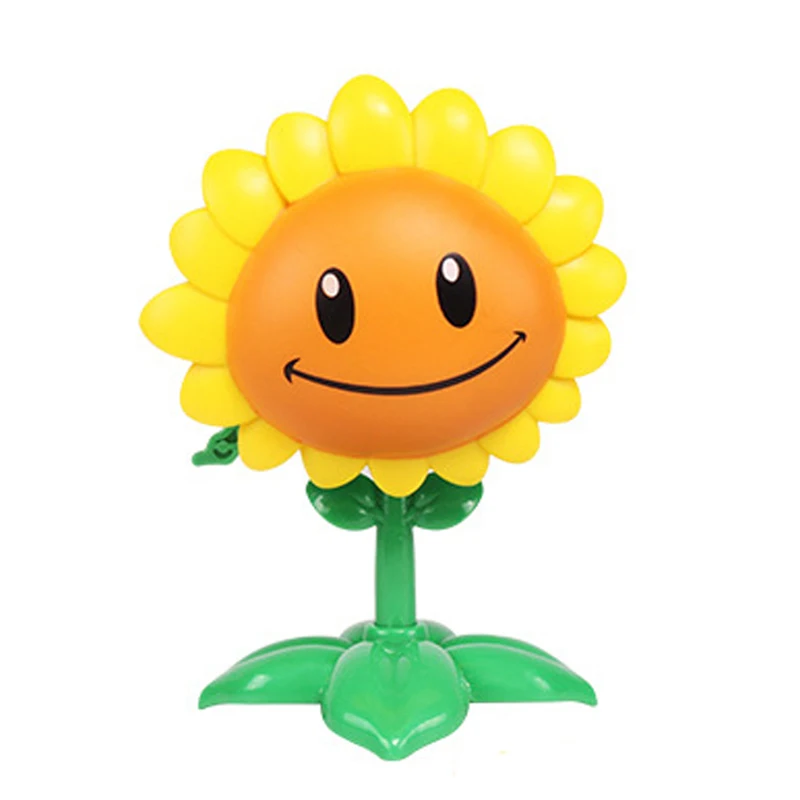 

4pcs/lot Plants vs Zombies Figure Toy Model Snow Pea shooter Plants Game Toy Gift for Kids without Box