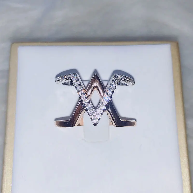 Лидер продаж новинка кольцо со вспышкой и бриллиантами Женское для разделения