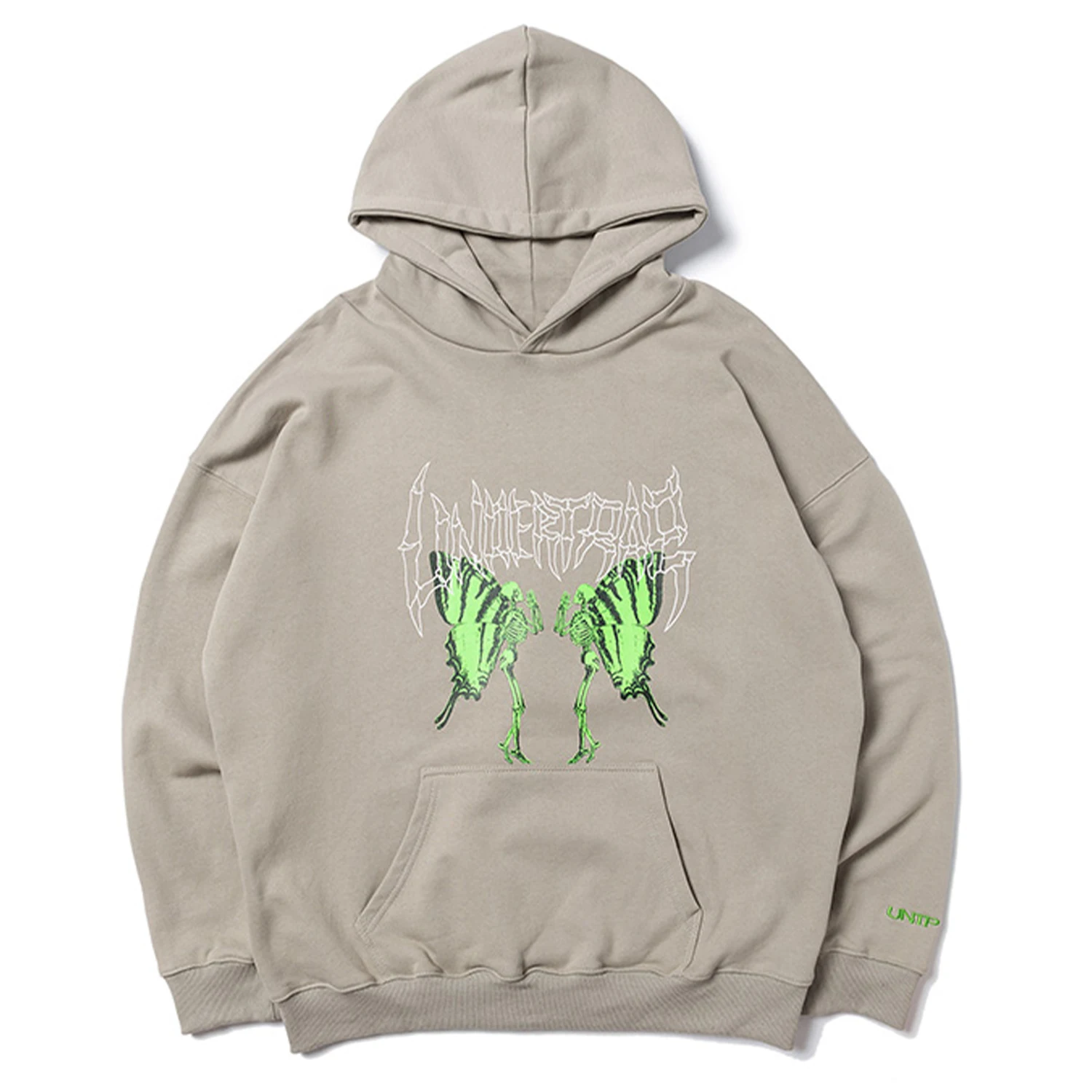 Мужская толстовка с принтом бабочки черепа в стиле Хай стрит темный пуловер хип