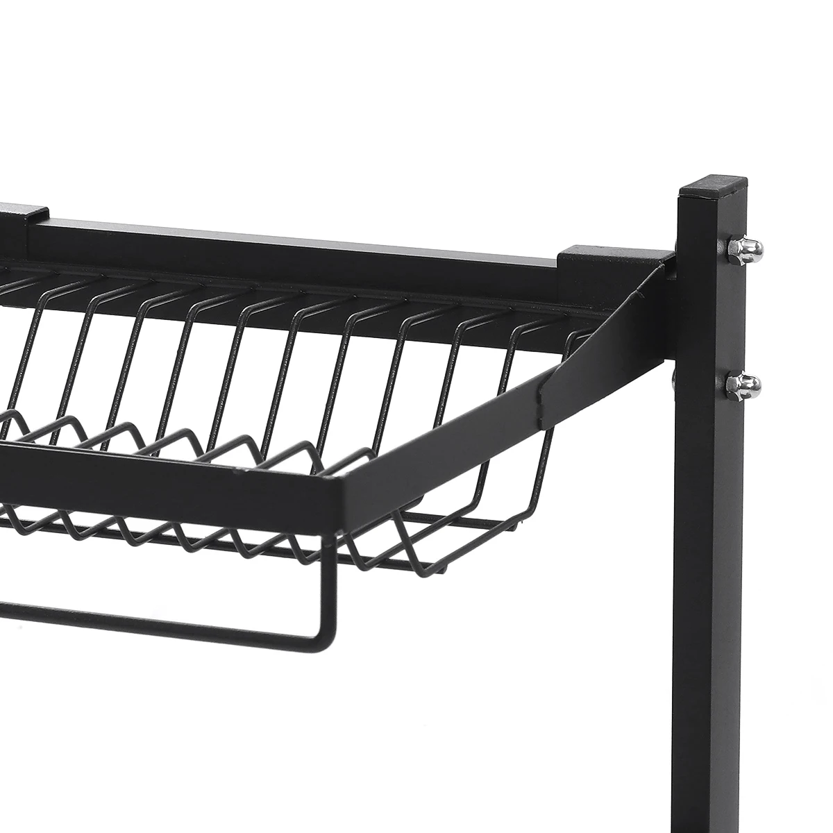 

2Tier Stainless Steel Kitchen Shelf Organizer Dishes Drying Rack Over Sink Drain Rack Kitchen Storage Countertop Utensils Holder