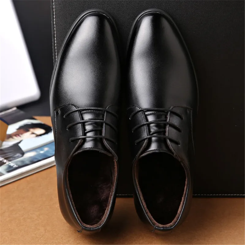 Мужские брендовые Кожаные Деловые туфли на шнуровке классические оксфорды