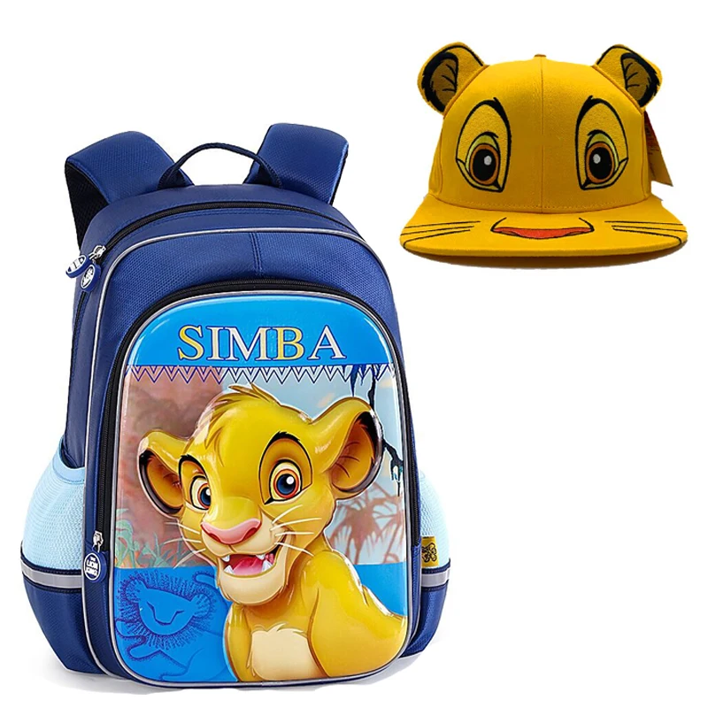 Bag and hat Лев Король Simba мультфильм пакет плюшевый кукольный рюкзак шляпа Детская игрушка мультяшный персонаж Haha сюрприз кошмар до Рождества - Цвет: Bag and hat