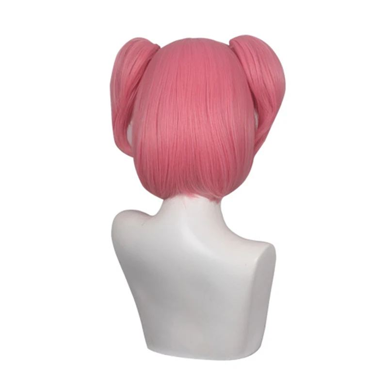 CosDaddy Doki клуб Нацуки розовый короткий парик Косплэй костюм Для женщин вечерние
