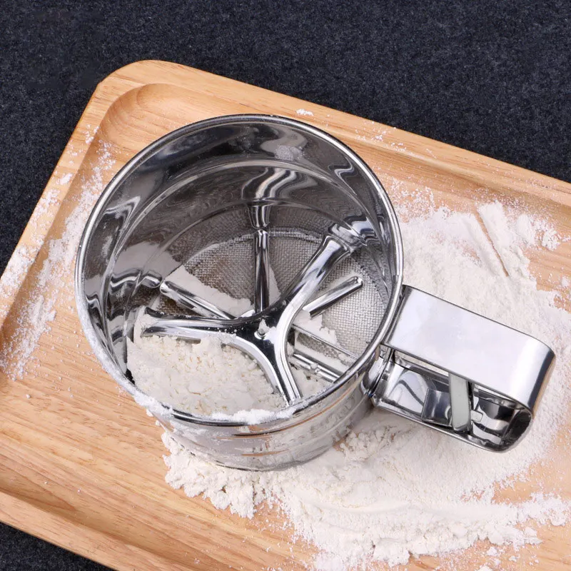 Рукоятка для выпечки полуавтоматическая сито сахарная тонкая сетка торта ручной