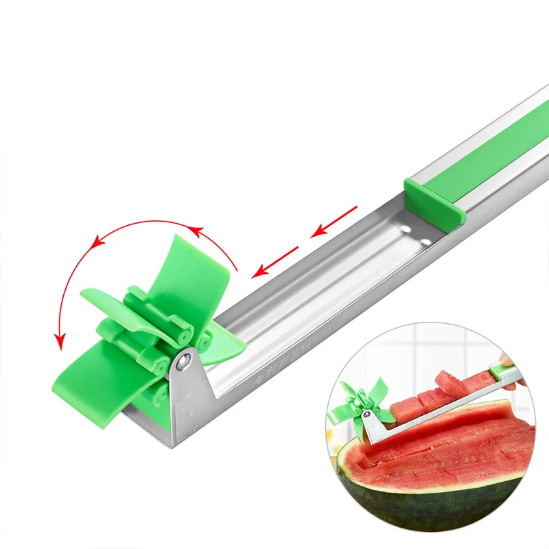 Резак для арбуза в форме ветряной мельницы пластиковый слайсер резки резак