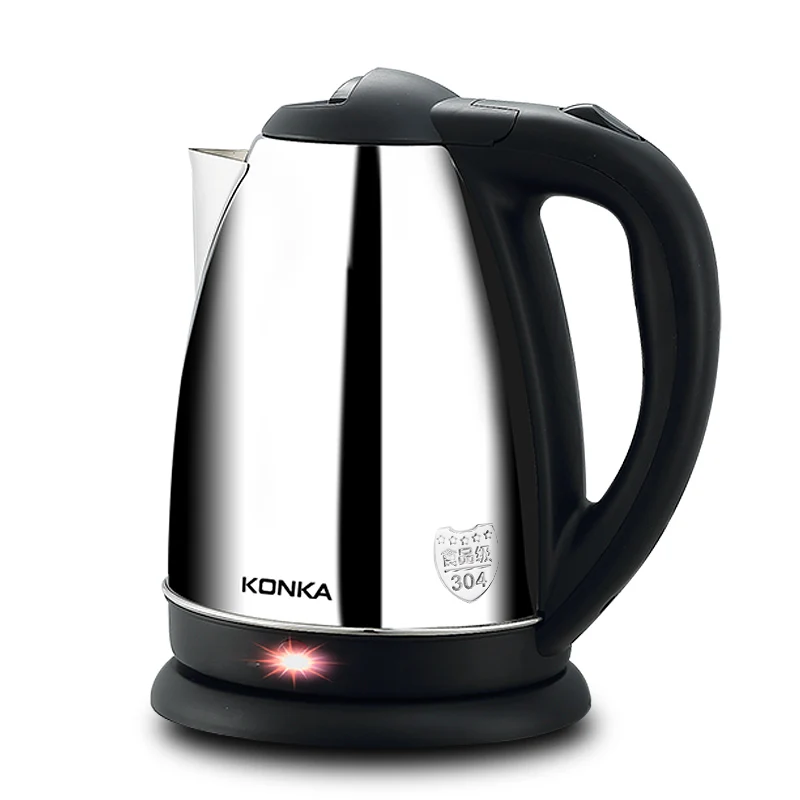 KONKA 1.8L Электрический чайник из нержавеющей стали 1500 Вт портативный дорожный водонагреватель