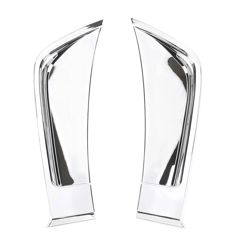 

1 Pair Front Bumper Spoiler Air Vent Cover Side Canard Vent Outlet Air Inlet Trim Cover for Mercedes-Benz GLC 2020 2021