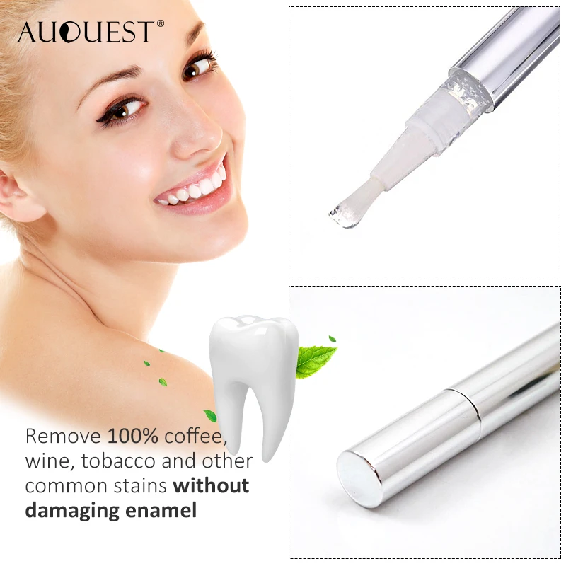 Ручка для отбеливания зубов AuQuest сыворотка чистки гель удаления нагрузки гигиена