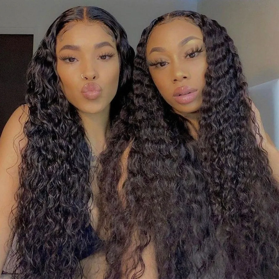 

Deep Wave Frontal Wig 13x4 13x6 Hd Curly Human Hair Wigs For Women Brazilian Hair Pre Plucked 30 Inch Water Wave Lace Front Wig