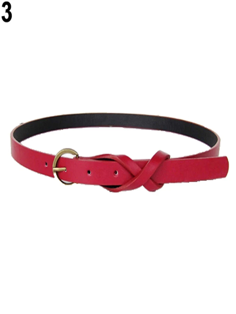 Женский винтажный ремень повседневный Простой из искусственной кожи с