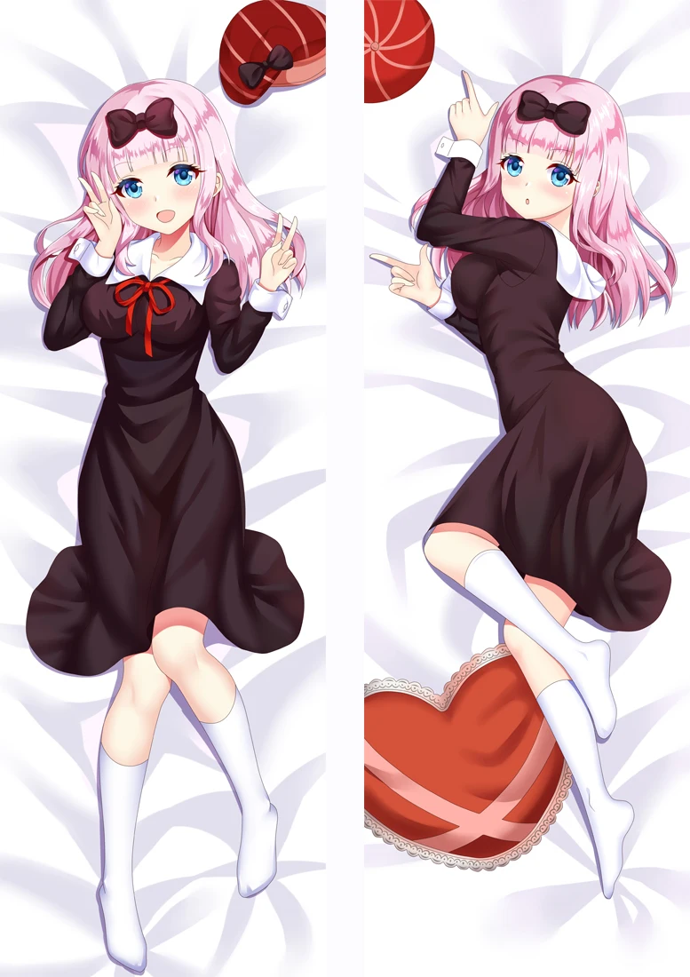 Чехол Fujiwara Chika Dakimakura Kaguya-sama: Love Is War обнимающая Подушка чехол Otaku постельное белье