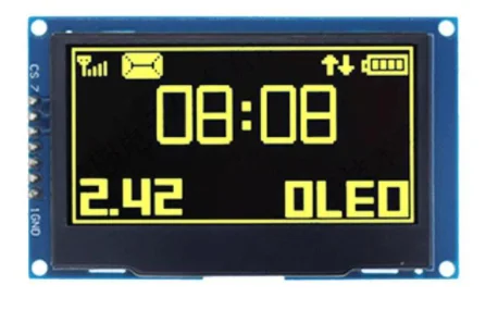 Модуль OLED-дисплея 2 42 дюйма x 6 4 модуль ЖК-HD-экрана SSD1309 7-контактный