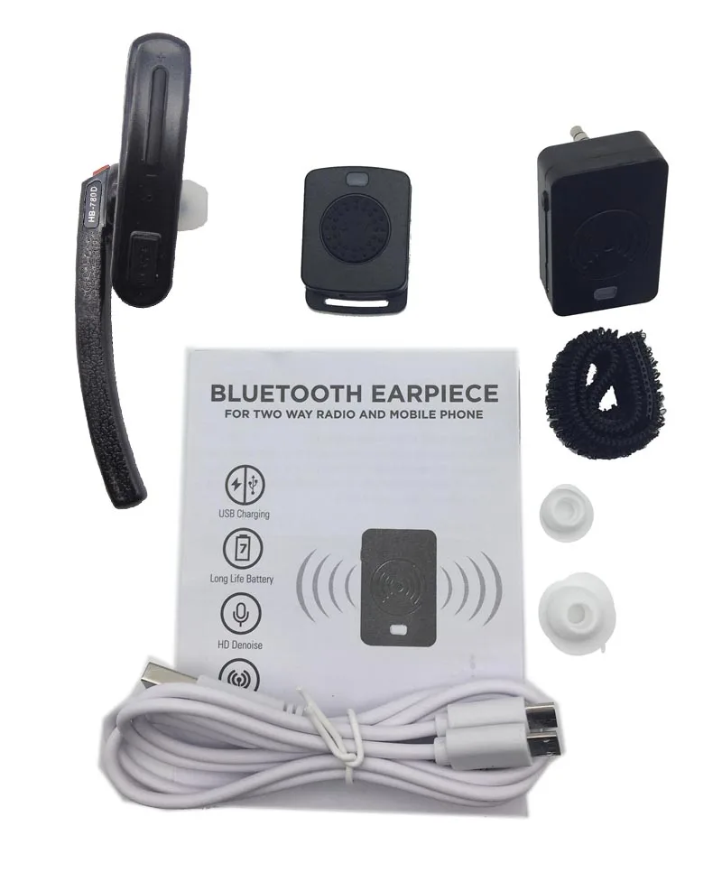 Портативная рация Bluetooth беспроводная гарнитура наушник для Motorola KENWOOD Baofeng UV-82 UV5R PTT наушники двухстороннее радио аксессуары