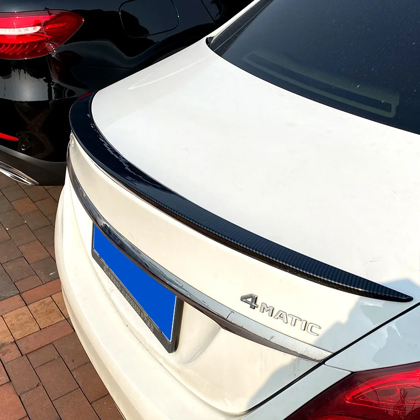 

Применимо к модификации внешнего спойлера неподвижного крыла багажника Mercedes Benz class C w205 2015 +
