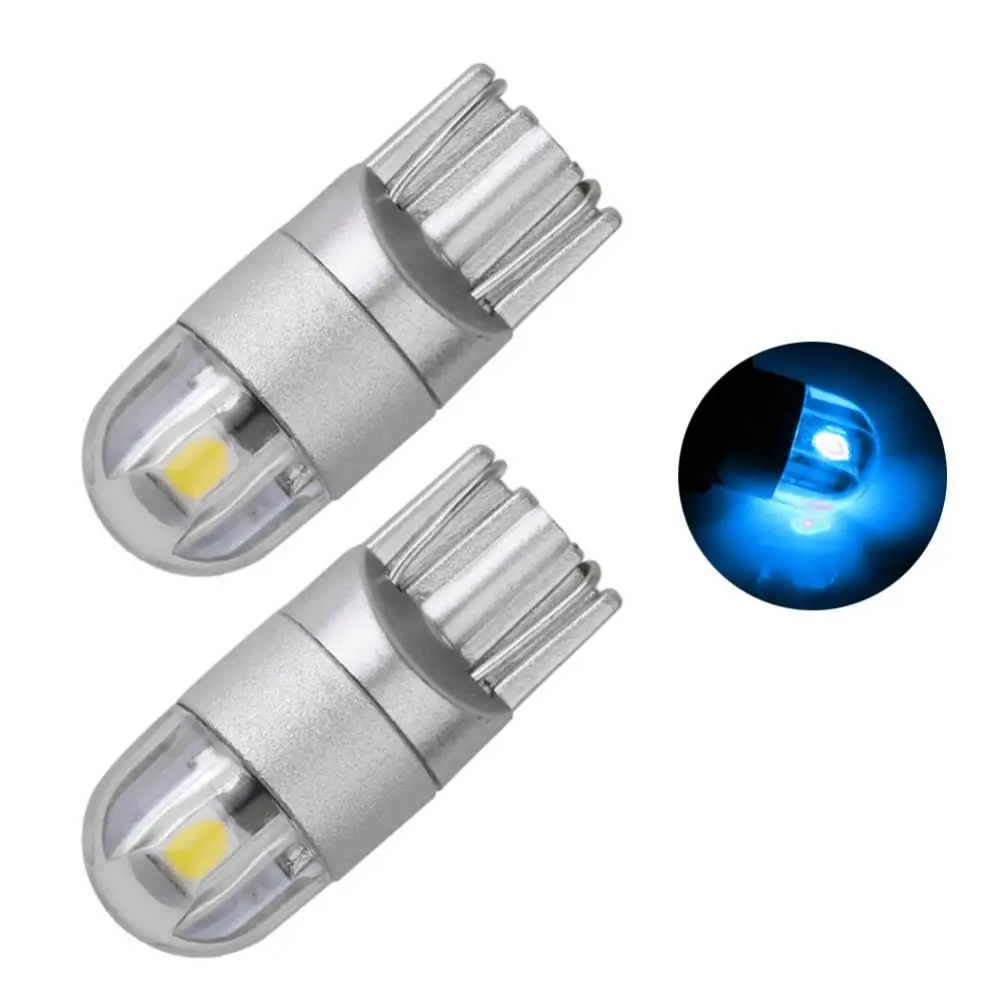 

2Pcs 12V High Brightness Vehicle Car LED Lights Trunk License Plate Lamp Blubs High Brightness Energy Saving Parking Bulb