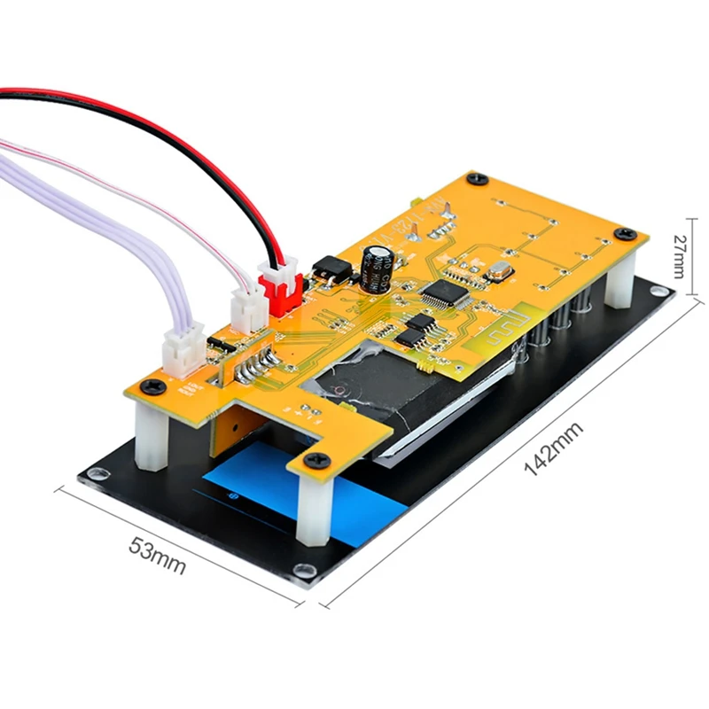 2 1 Bluetooth Автомобильный декодер плата MP3 плеер декодирующий модуль с USB Aux DIY для