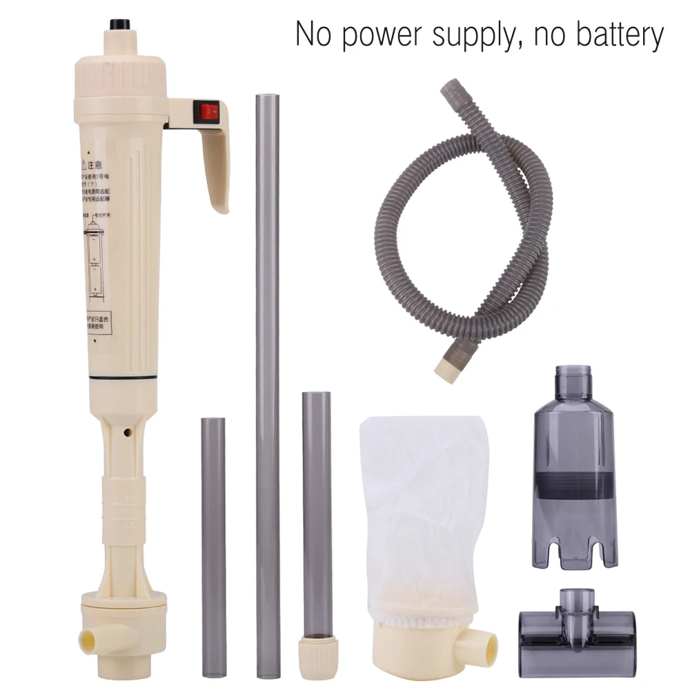 Электрический аквариумный очиститель для аквариума легкий практичный воды